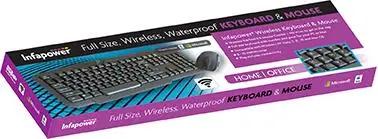Infapower Wireless Bluetooth Keyboard & Mouse Combo- X206 Infapower