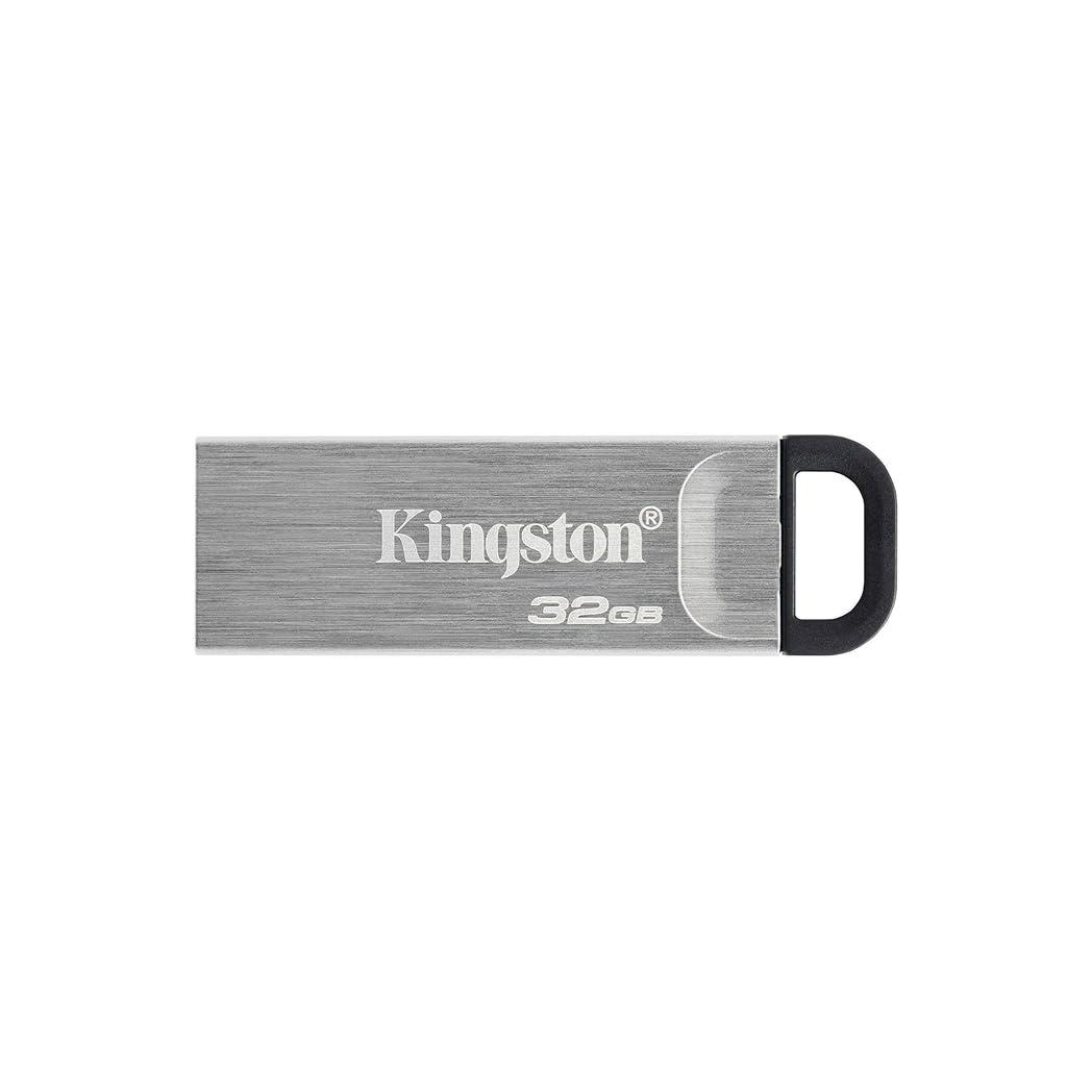 Kingston DataTraveler Kyson USB 3.2 Gen 1 Flash Drive 32GB - Stylish Capless Metal Case Kingston