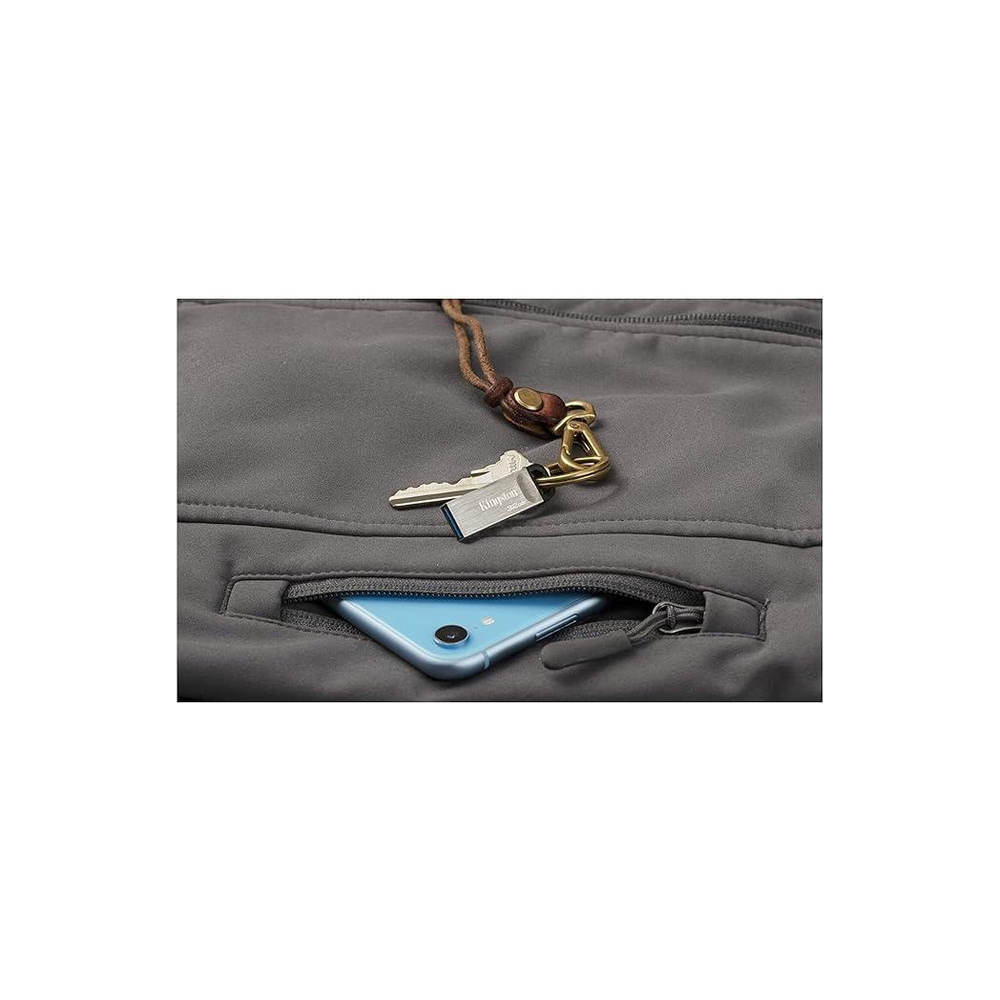 Kingston DataTraveler Kyson USB 3.2 Gen 1 Flash Drive 32GB - Stylish Capless Metal Case Kingston