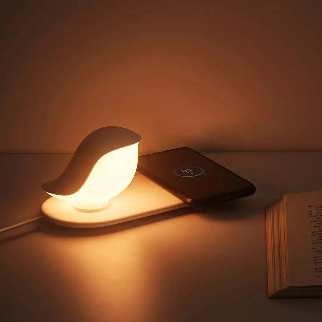 Led Night Light Mobile Phone Wireless Charging Bedside Bedroom Sleeping Light Charge Hub X