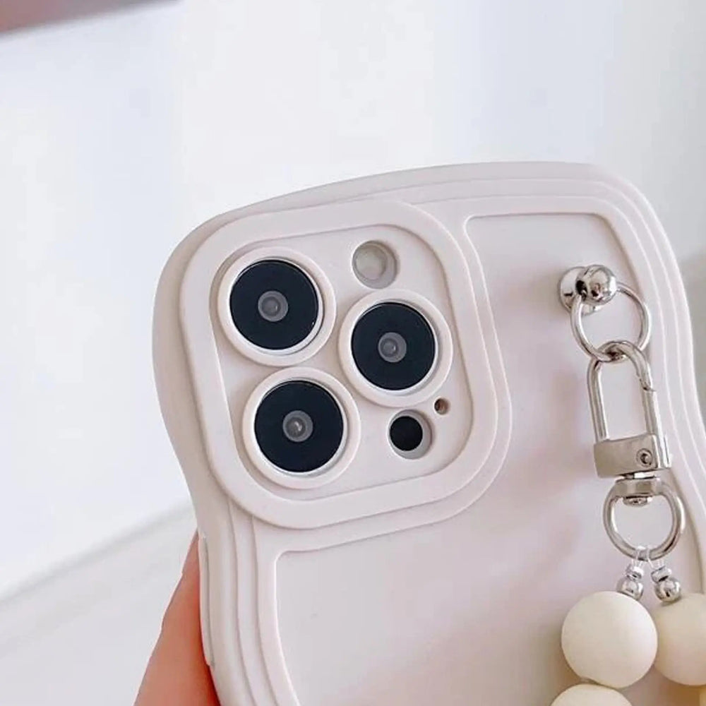 Little Flower Lanyard White Phone Case Charge Hub X