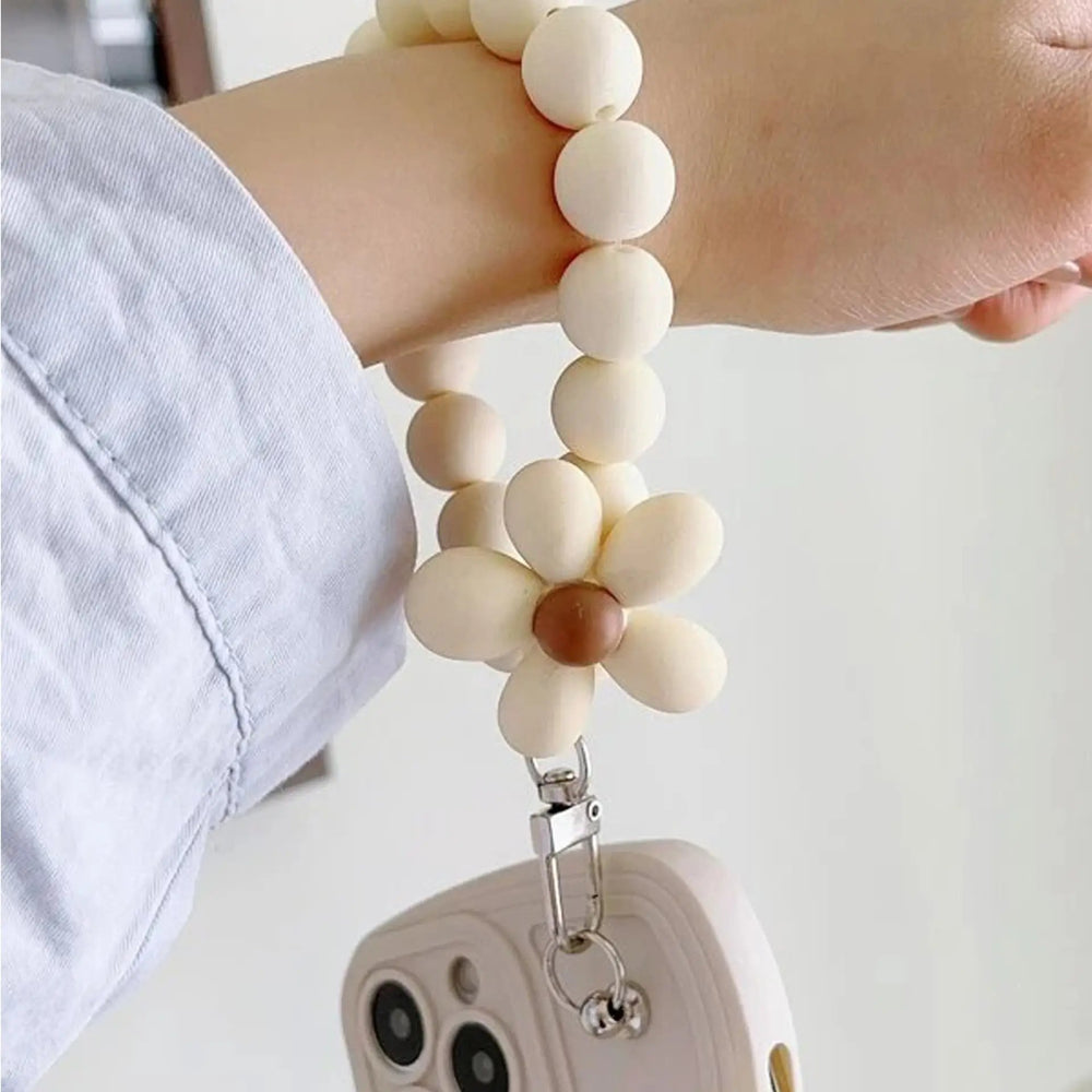 Little Flower Lanyard White Phone Case Charge Hub X