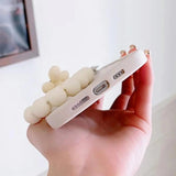 Little Flower Lanyard White Phone Case Charge Hub X