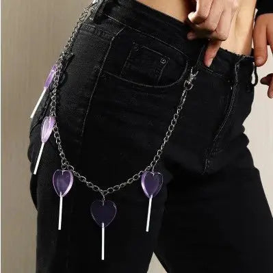 Lollipop Waist Chain Trouser Chain Girl Trouser Chain Charge Hub X