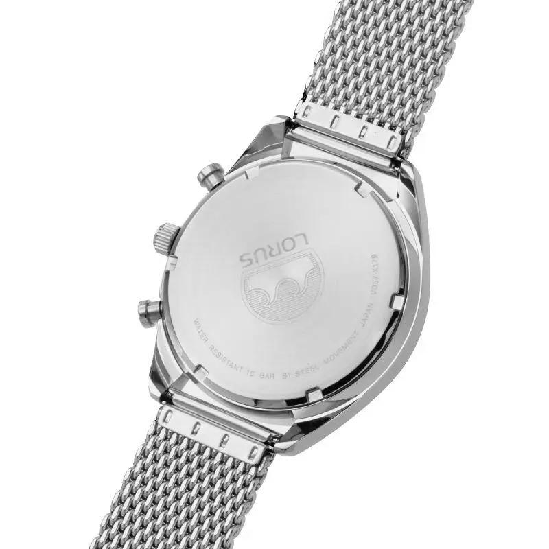 Lorus Men's Stainless Steel Mesh Bracelet Chronograph Watch RM353GX9 Lorus