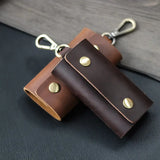 Men Wallet Leather Key Bag Multifunctional Keychain Charge Hub X