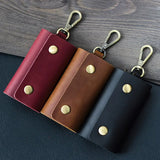 Men Wallet Leather Key Bag Multifunctional Keychain Charge Hub X
