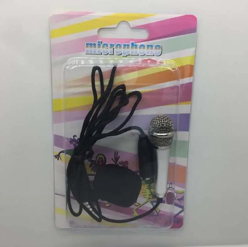 Mini Karaoke Condenser Wired 3.5mm Microphone Mic Mobile Phone For Android Charge Hub X