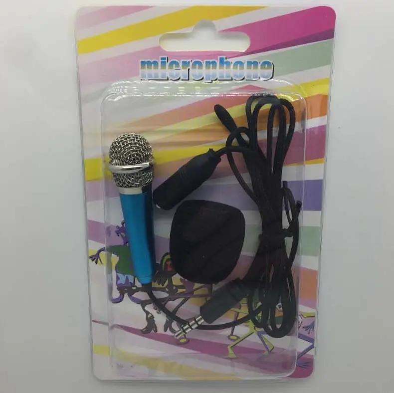 Mini Karaoke Condenser Wired 3.5mm Microphone Mic Mobile Phone For Android Charge Hub X
