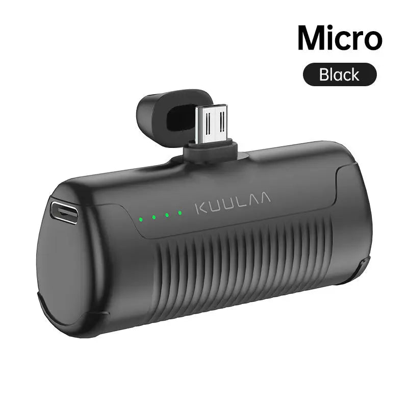 Black portable device with USB connector on a white background, branded 'KUULAA'.