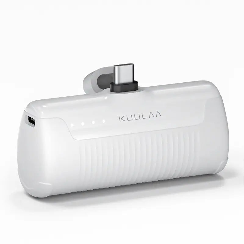 White electronic device with USB-C connector on a white background, branded 'KUULAA'.