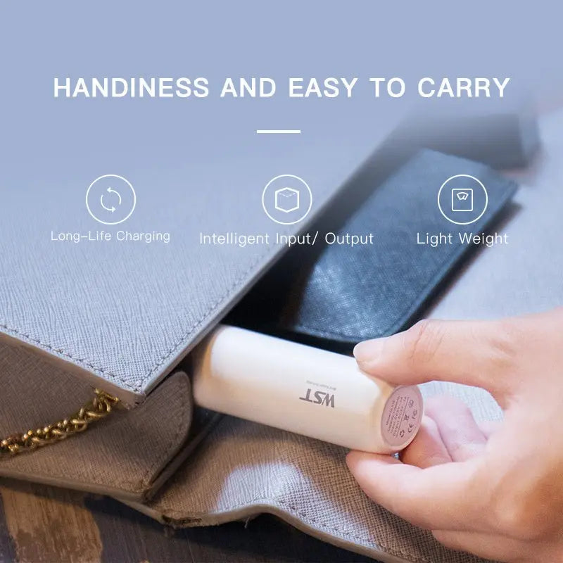 Mini portable pocket power bank 3350 mAh - Charge Hub X