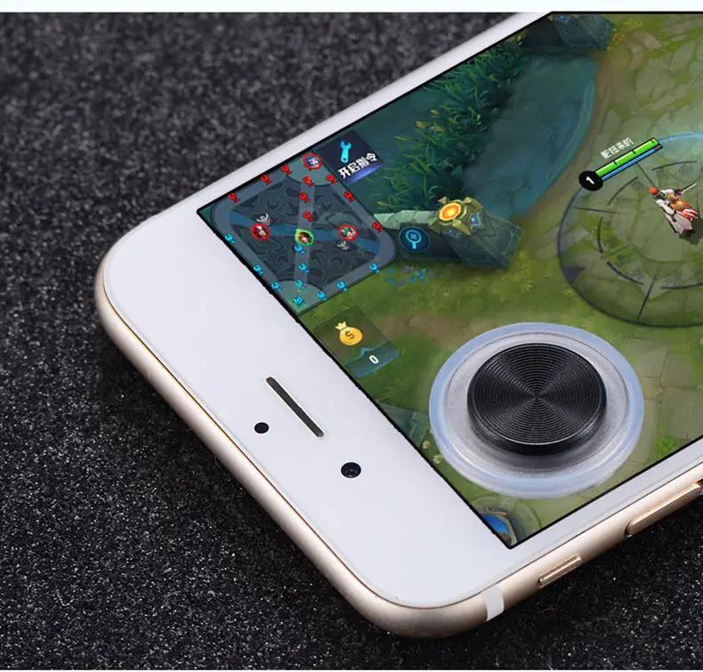 Mobile Game Joystick with Suction Cup – Touchscreen Controller for Android & iOS Gaming Phones Charge Hub X