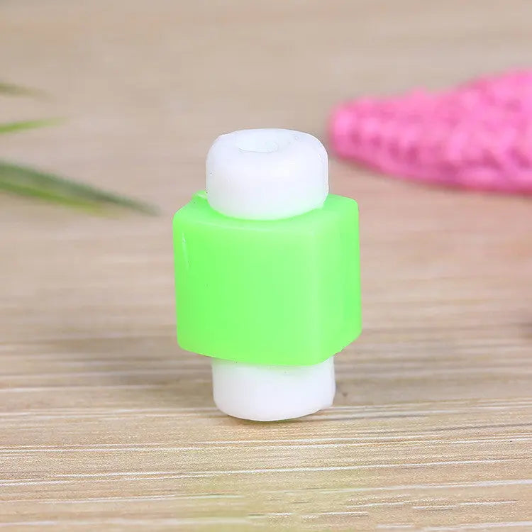 Mobile Phone Cable Protective Sleeve, Earphone Data Cable Charger Protector, Pure Color Anti-Broken Cable Winder Protection Charge Hub X