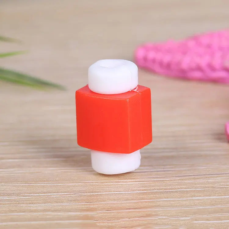 Mobile Phone Cable Protective Sleeve, Earphone Data Cable Charger Protector, Pure Color Anti-Broken Cable Winder Protection Charge Hub X