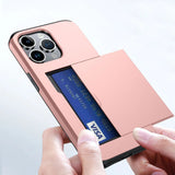 Mobile Phone Case - Push Card Slide Charge Hub X