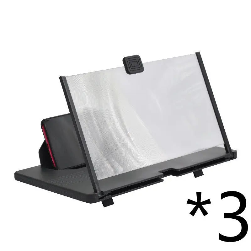 Mobile Phone Screen Magnifier Stand 3D HD Video Amplifier for Movies & Streaming Charge Hub X