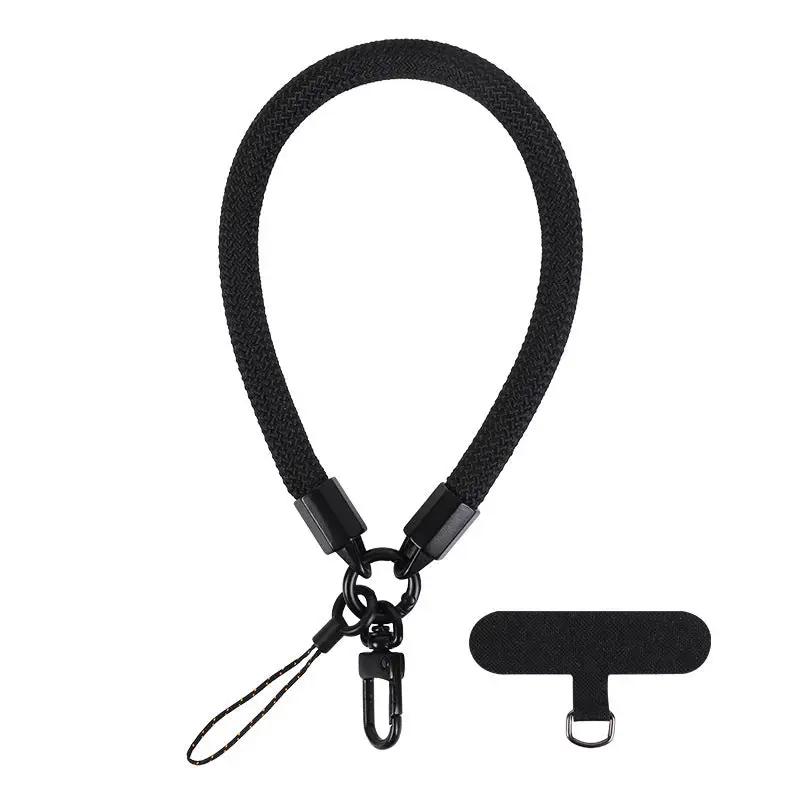 Mobile Phone Short Polyester Rope Anti-theft Wrist Strap Keychain Charge Hub X