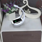 Mobile Phone Wireless Charging LED Desk Lamp Bluetooth Speaker Charge Hub X