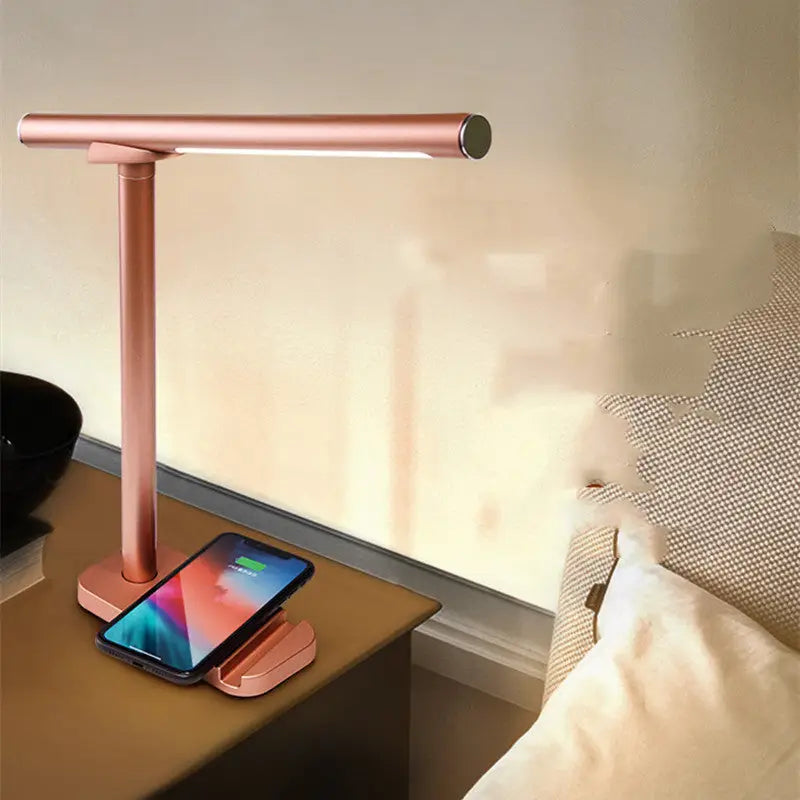 Mobile Phone Wireless Charging LED Desk Lamp Is More Detachable Charge Hub X