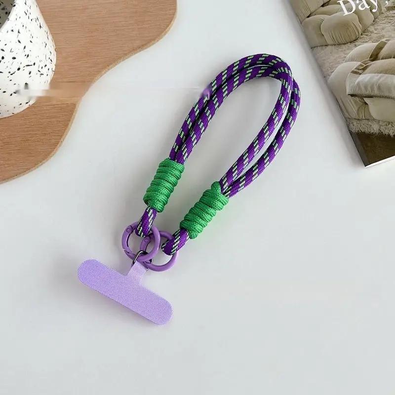Nylon Portable Twist Mobile Phone Lanyard Charge Hub X