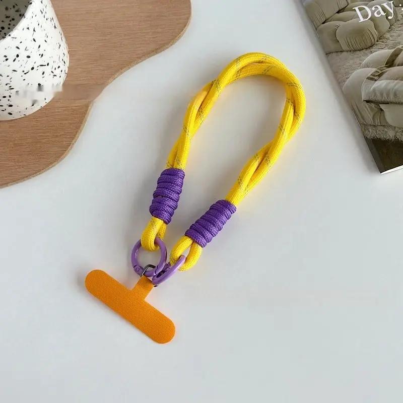 Nylon Portable Twist Mobile Phone Lanyard Charge Hub X