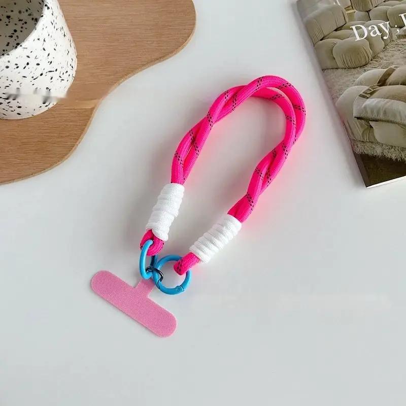 Nylon Portable Twist Mobile Phone Lanyard Charge Hub X
