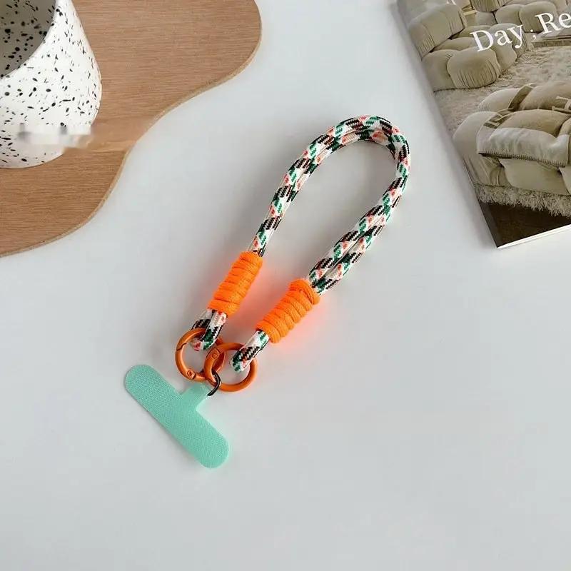 Nylon Portable Twist Mobile Phone Lanyard Charge Hub X