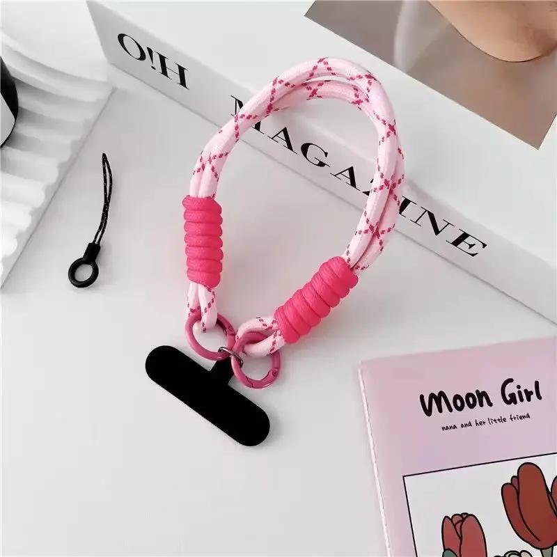 Nylon Portable Twist Mobile Phone Lanyard Charge Hub X