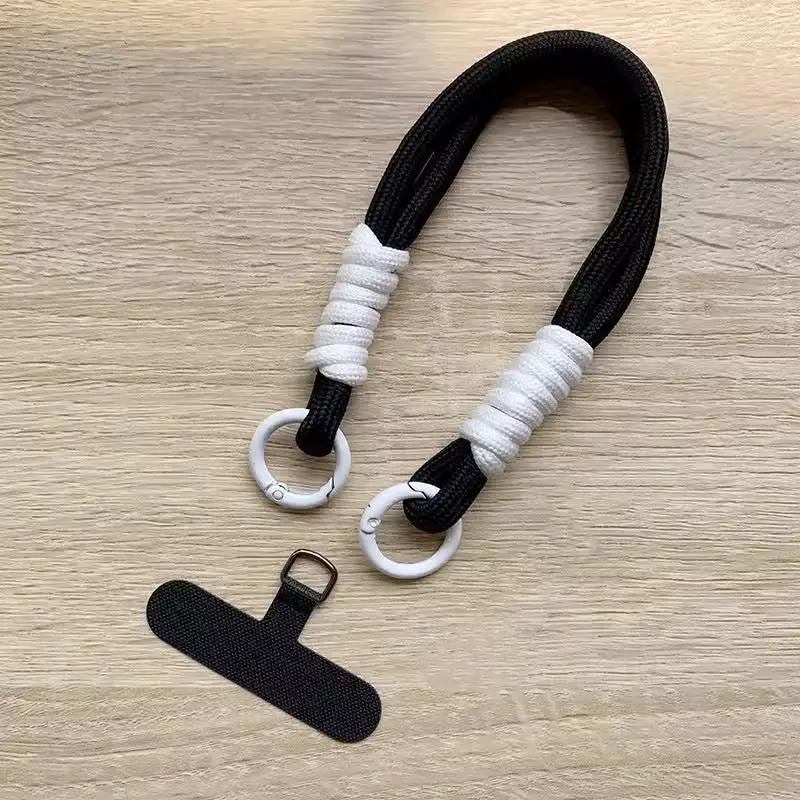 Nylon Portable Twist Mobile Phone Lanyard Charge Hub X