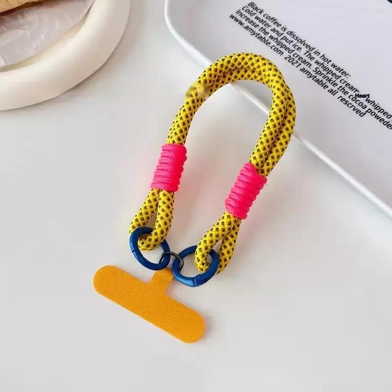 Nylon Portable Twist Mobile Phone Lanyard Charge Hub X