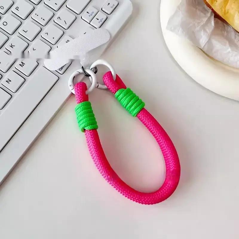 Nylon Portable Twist Mobile Phone Lanyard Charge Hub X