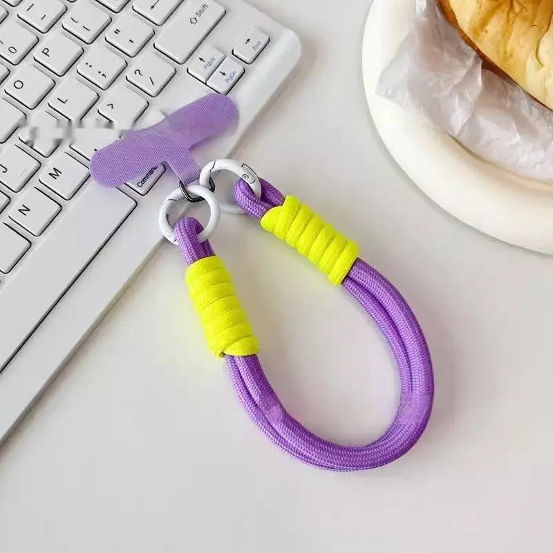 Nylon Portable Twist Mobile Phone Lanyard Charge Hub X