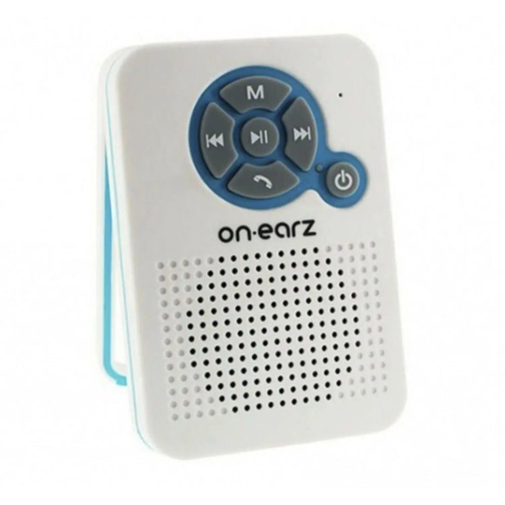 On Earz Parleur Wireless Bluetooth Speaker for Bathroom, White ON.EARZ
