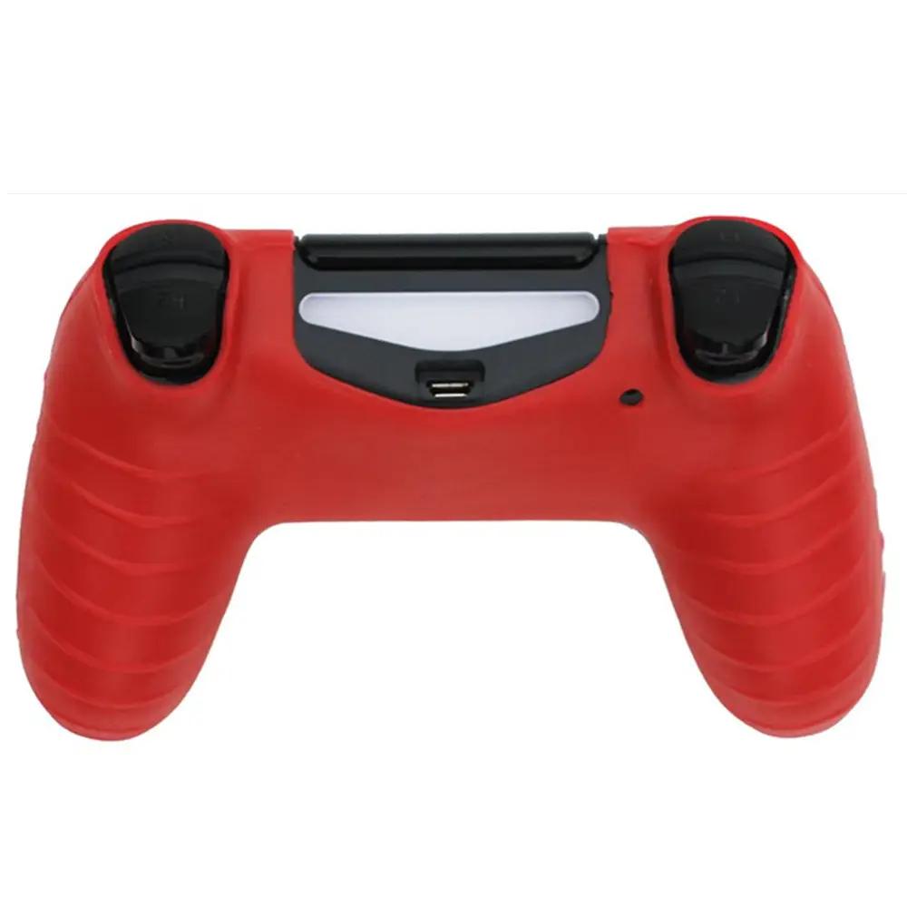 PS4 Controller Skin Silicone Rubber Protective Grip Case for Playstation 4 Wireless Dualshock Game Controllers Charge Hub X