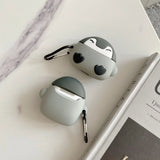Penguin Cute Wireless Bluetooth Headset Silicone Case Charge Hub X