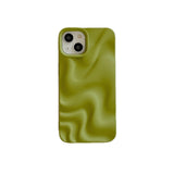 Pleated Water Ripple Solid Color Electroplated Drop-resistant Soft Shell Charge Hub X