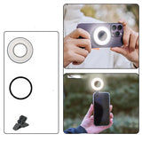 Portable Cell Phone Magnetic Fill Light LED Charging Charge Hub X