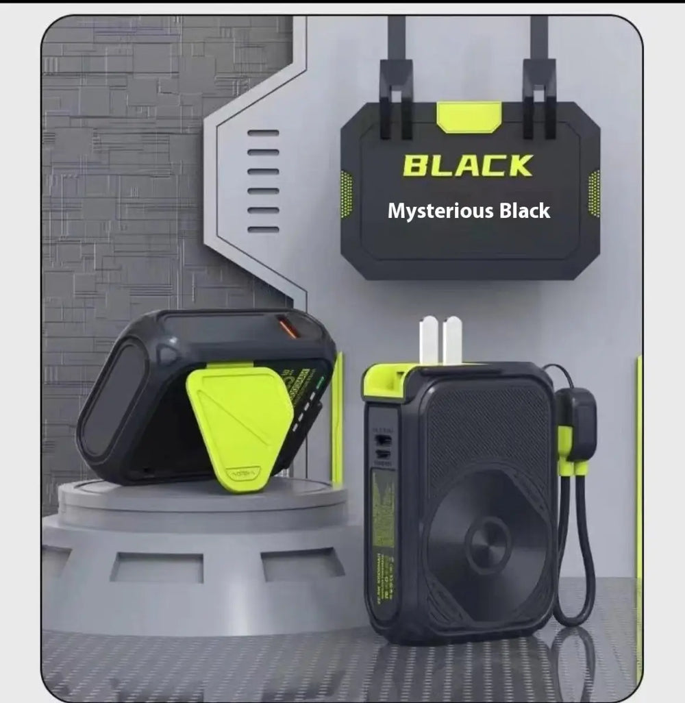 Power Bank Five - in - one Magnetic Suction Wireless Charger With Cable - Charge Hub X