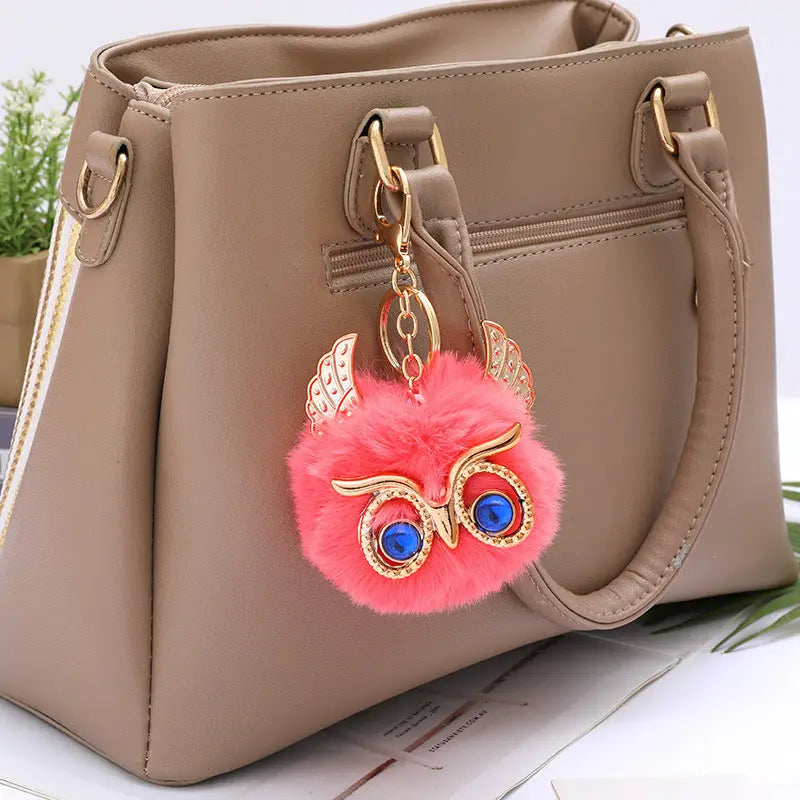 Rabbit Fur Keychain Decorative Ornaments Charge Hub X