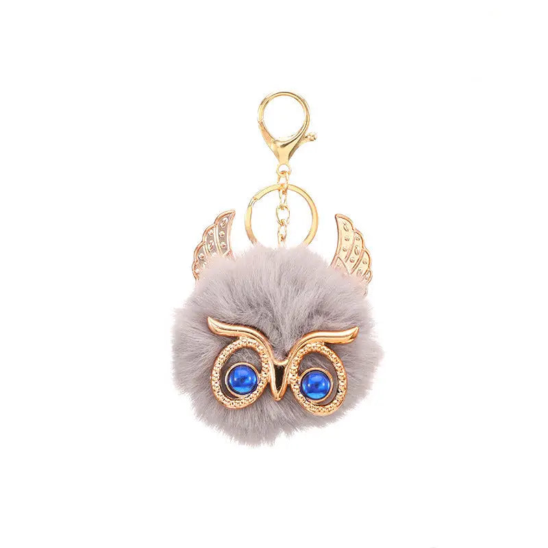 Rabbit Fur Keychain Decorative Ornaments Charge Hub X