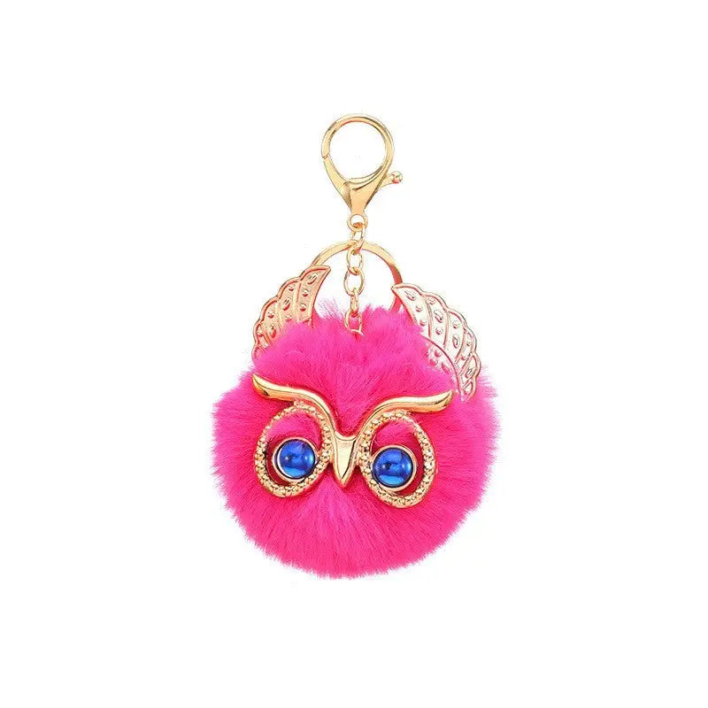 Rabbit Fur Keychain Decorative Ornaments Charge Hub X