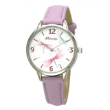 Ravel Ladies Dragonfly Leather Strap Watch - Lilac  - RF011.7 Ravel