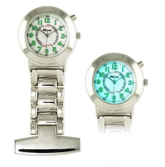 Ravel Nurses Watch with EL Backlight - Silver R1101EL RAVEL