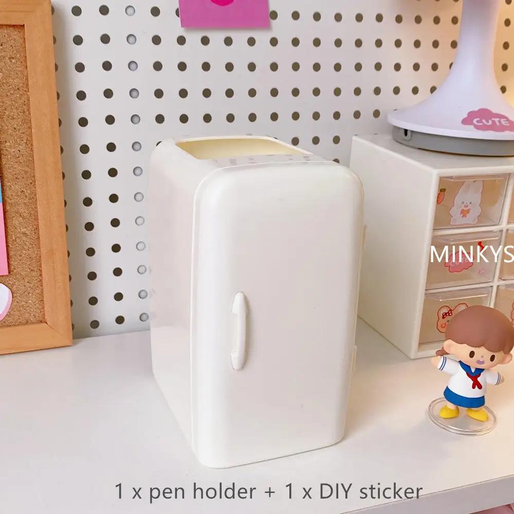 Refrigerator Pencil Case Creative Multifunctional Pen Holder Student Cute Large Capacity Storage Container Charge Hub X