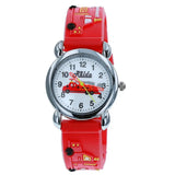 Relda Children's Analogue 3D Fire Engine Red Silicone Strap Boy's Watch REL48 Relda
