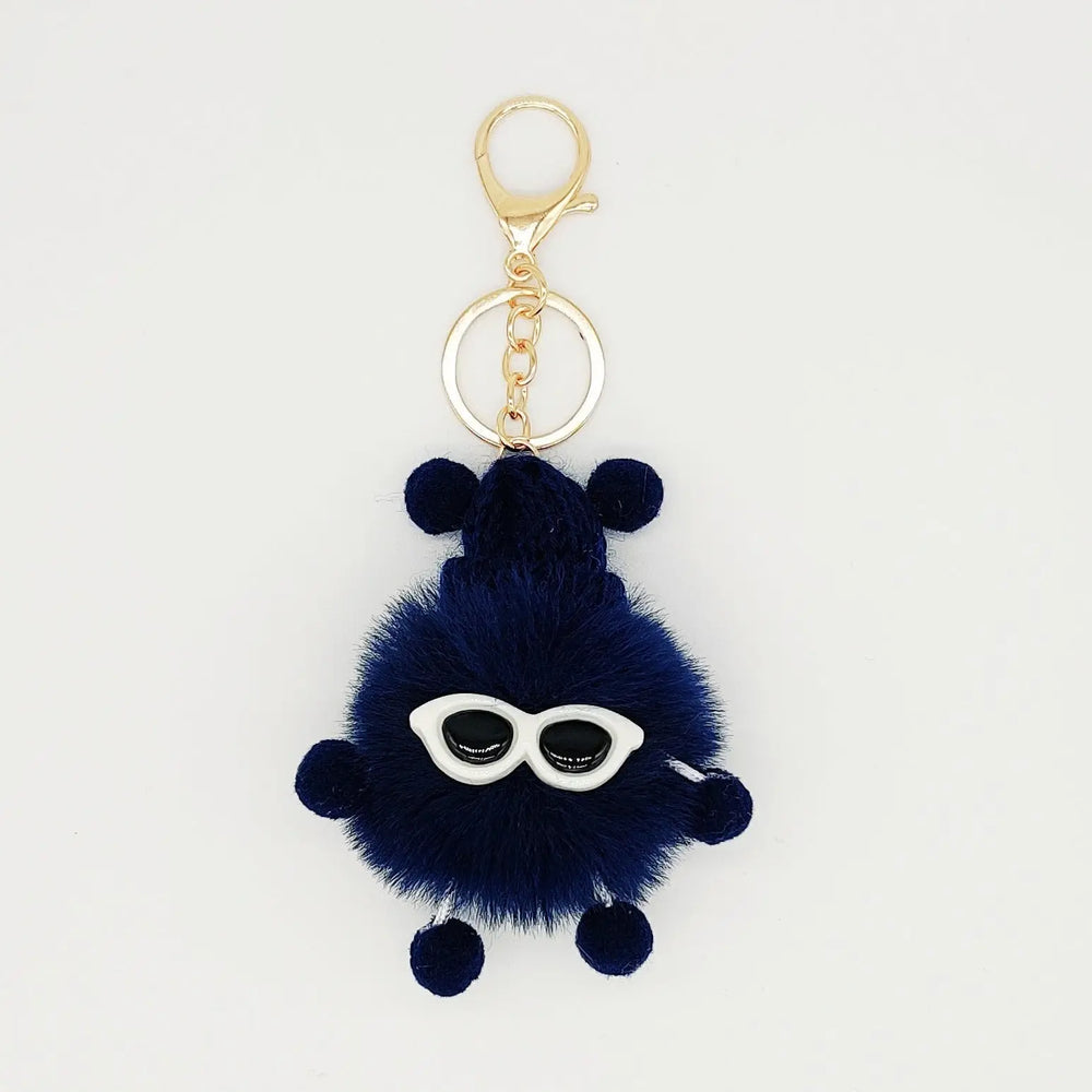Rex Rabbit Fur Small Briquettes Elf Cute Plush Doll Pendant Keychain Charge Hub X
