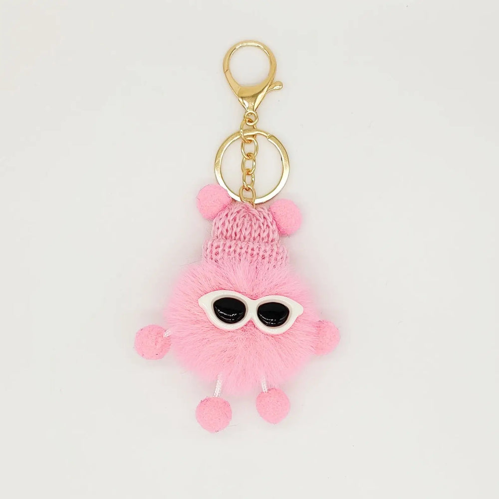 Rex Rabbit Fur Small Briquettes Elf Cute Plush Doll Pendant Keychain Charge Hub X