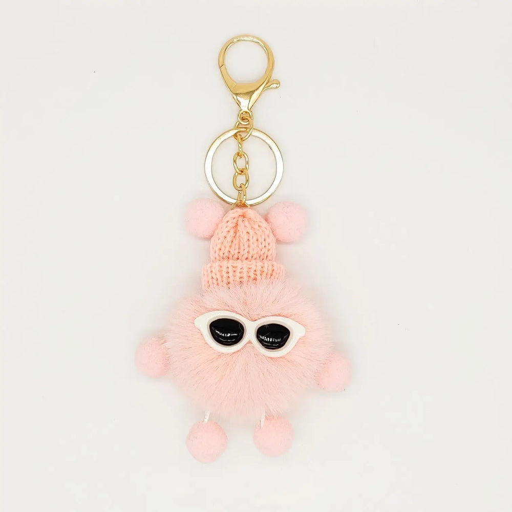 Rex Rabbit Fur Small Briquettes Elf Cute Plush Doll Pendant Keychain Charge Hub X