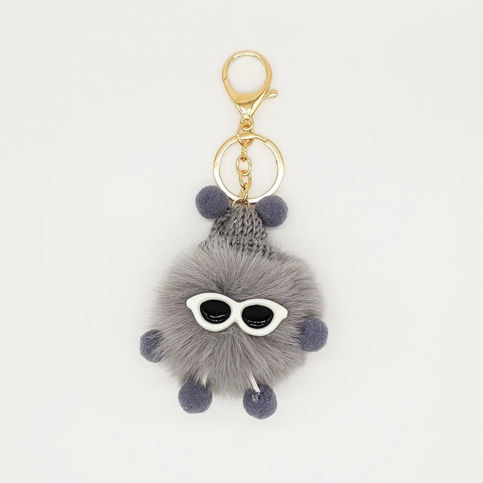 Rex Rabbit Fur Small Briquettes Elf Cute Plush Doll Pendant Keychain Charge Hub X